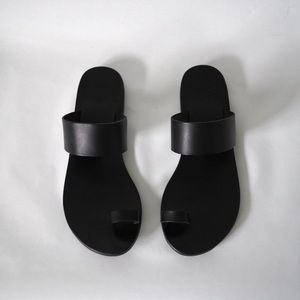 Ancient Greek Sandals | Black Thraki